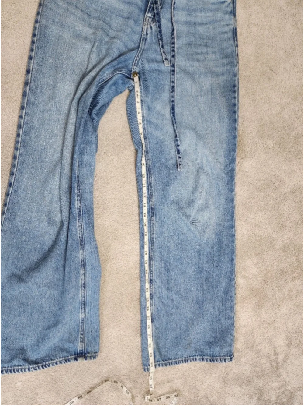Buffalo Alecia Wide Leg High Rise Jeans Denim Sz W31 Baggy Oversized Comfortable